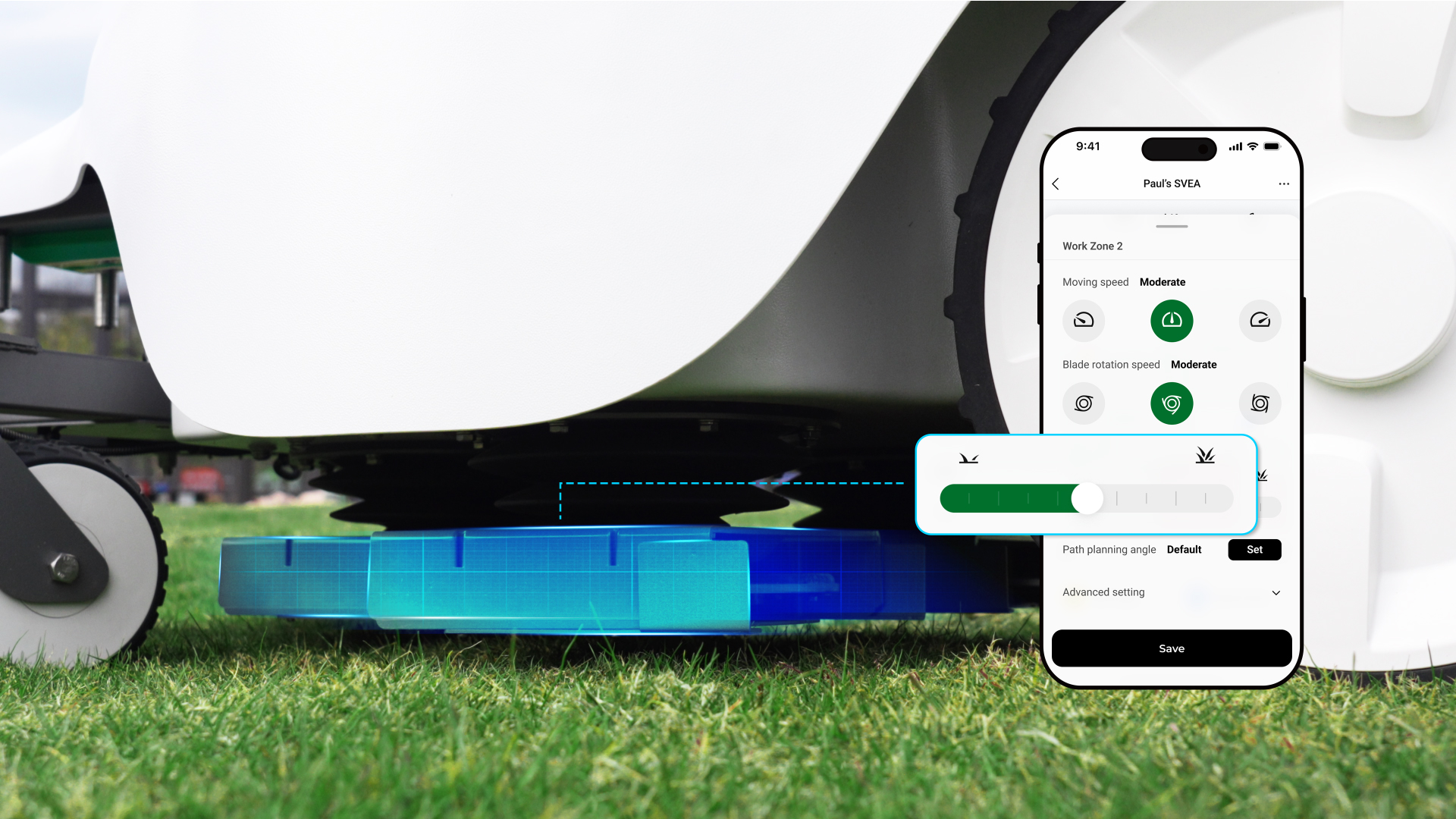 Sveaverken Thor Adjustable cutting height