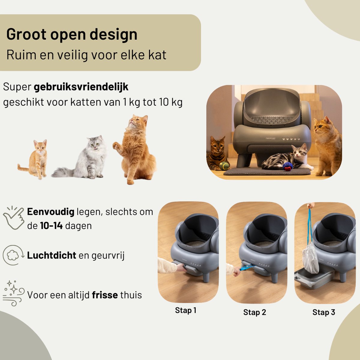 Neakasa M1 – Grijs