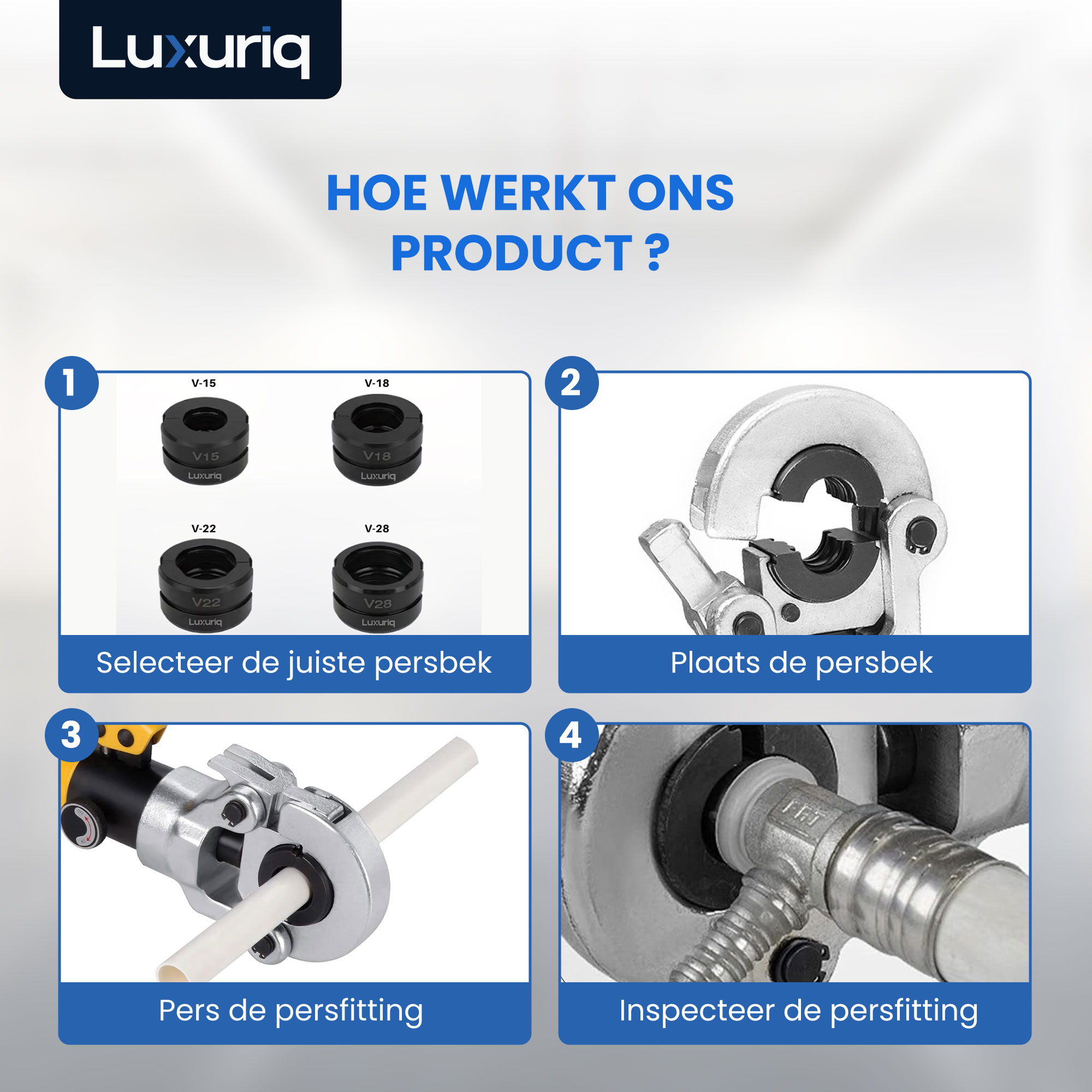 Hydraulische perstang – V set