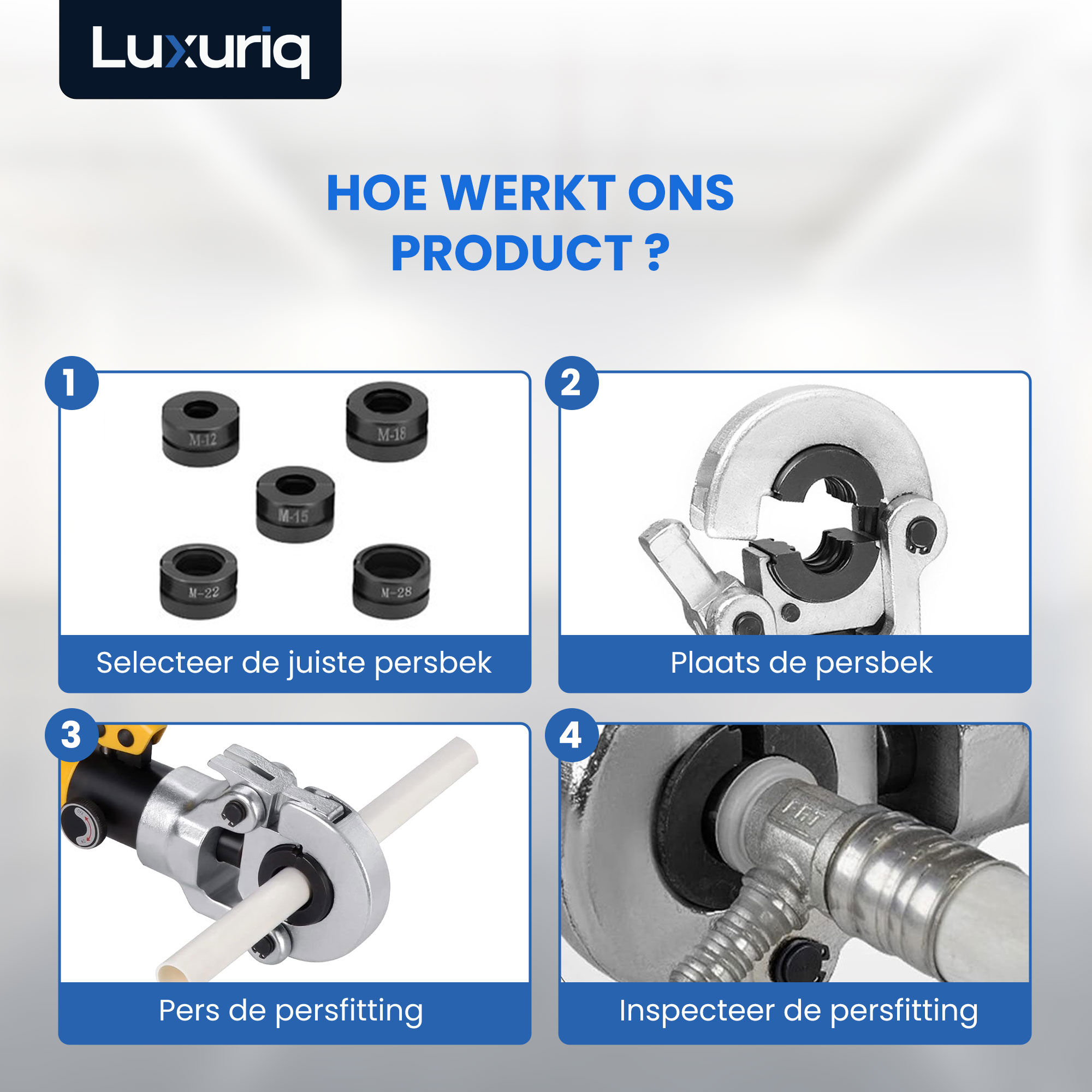 Hydraulische perstang – M set
