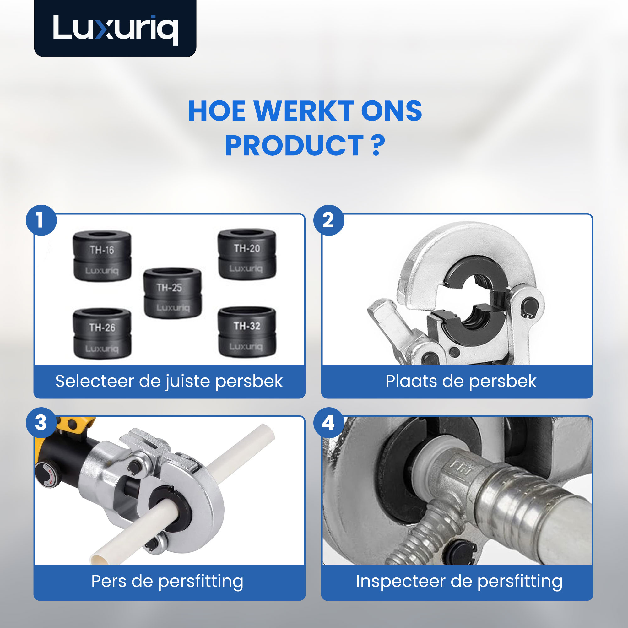 Hydraulische perstang – TH set